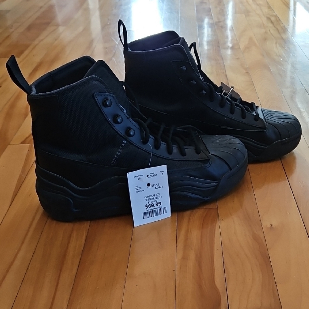 Adidas Black High-Top Boots - Picture 3 of 6